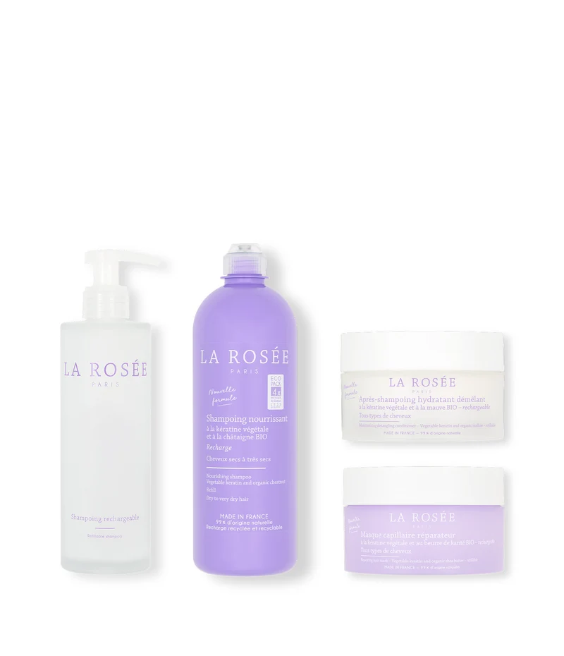 Routine cheveux secs