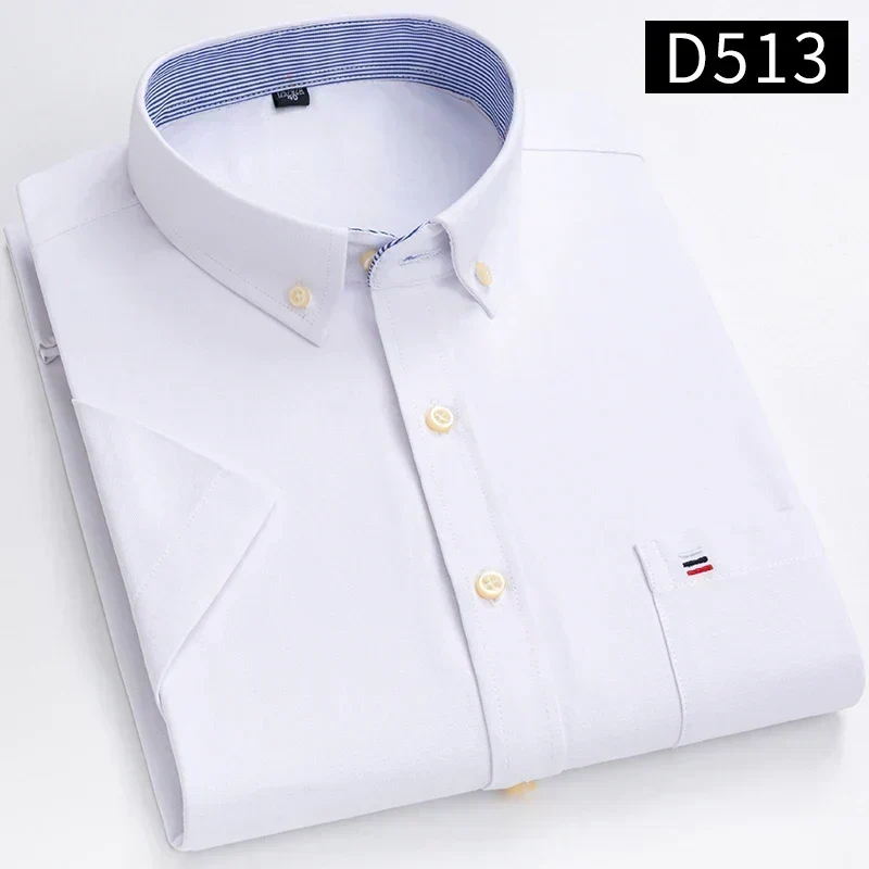 Chemises à manches courtes pour hommes - 100% coton