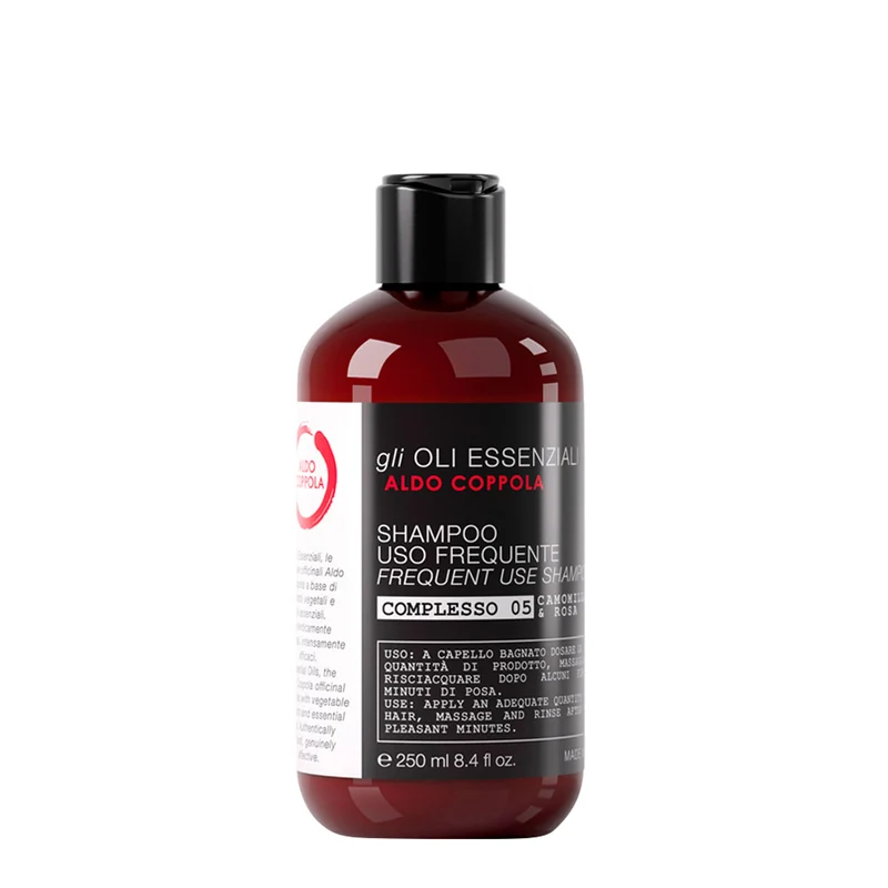 Aldo Coppola Oli Essenziali Shampooing Usage Fréquent 250ml