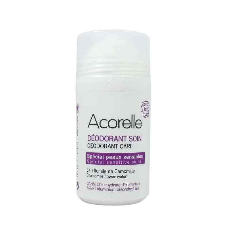 Déodorant peaux sensibles Bio-Roll'on de 50ml-Acorelle