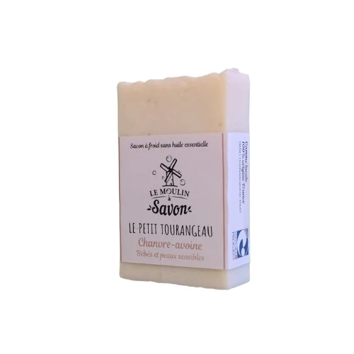 Savon solide-Chanvre Avoine-100g-Le moulin à Savon