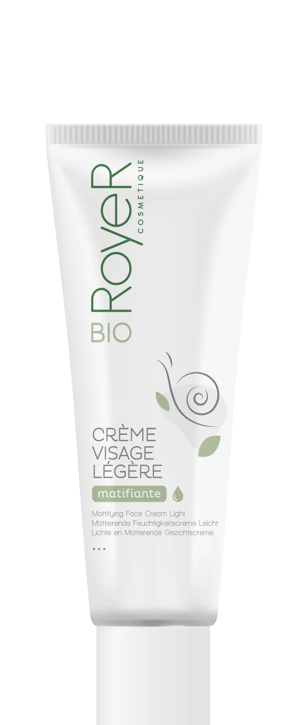 Crème visage légère hydratante et matifiante à la bave d'éscargot-50ml-Royer cosmétique