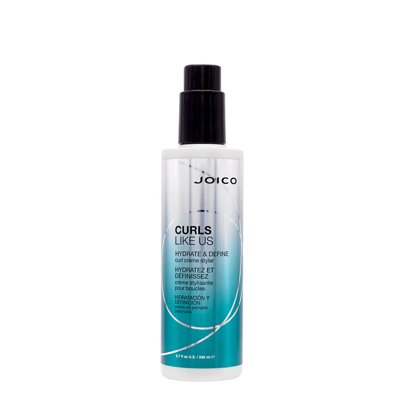 Joico Curls Like Us Hydrate & Define Curl Creme Styler 200ml - crème coiffante boucles