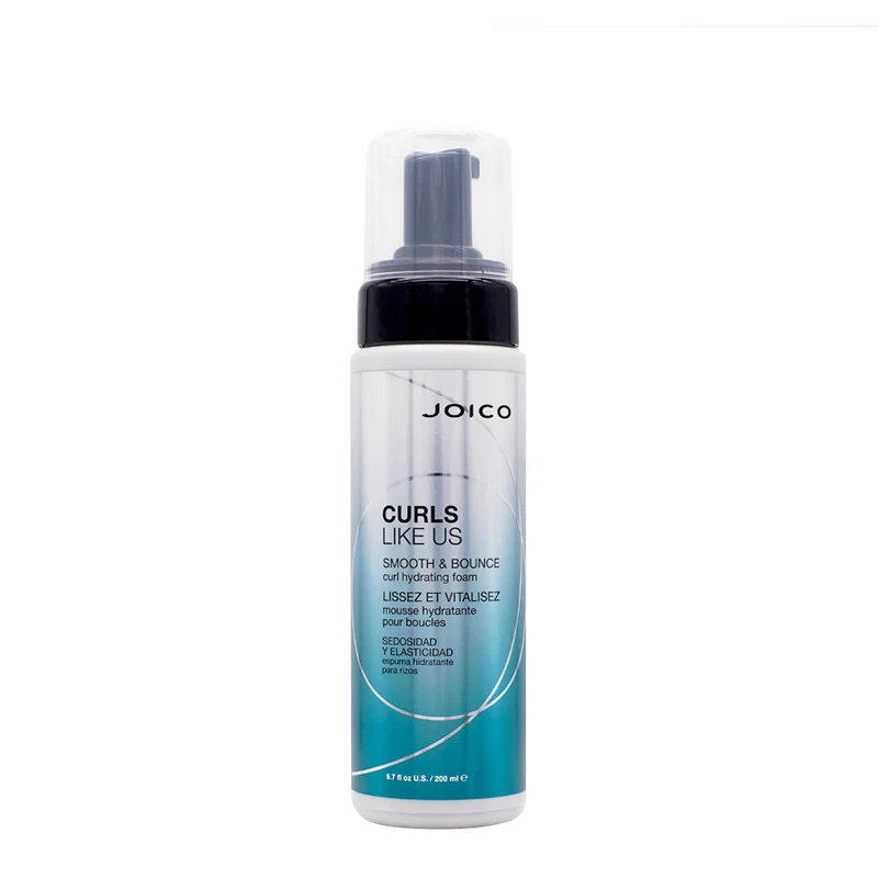 Joico Curls Like Us Smooth&Bounce Curl Hydrating Foam 200ml - mousse hydratante cheveux bouclés