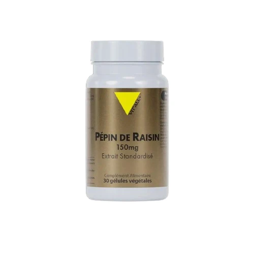 Pépin de Raisin 150 mg VIT’ALL+.Antioxydant Puissant pour Circulation et Vitalité