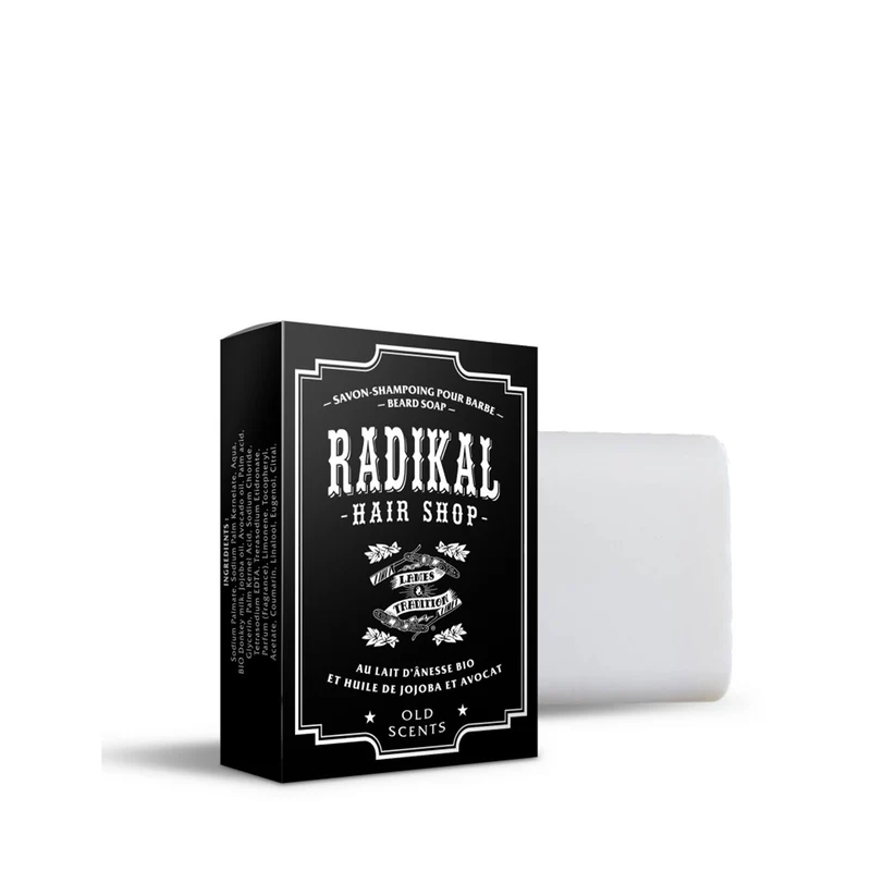 SHAMPOING BARBE, OLD SCENTS AU LAIT D’ÂNESSE, 100 g