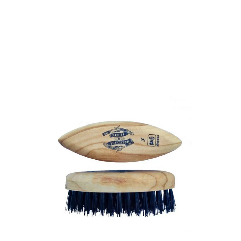 BROSSE DE POCHE LISSOIR ANTISTATIQUE EN POIL DE SANGLIER