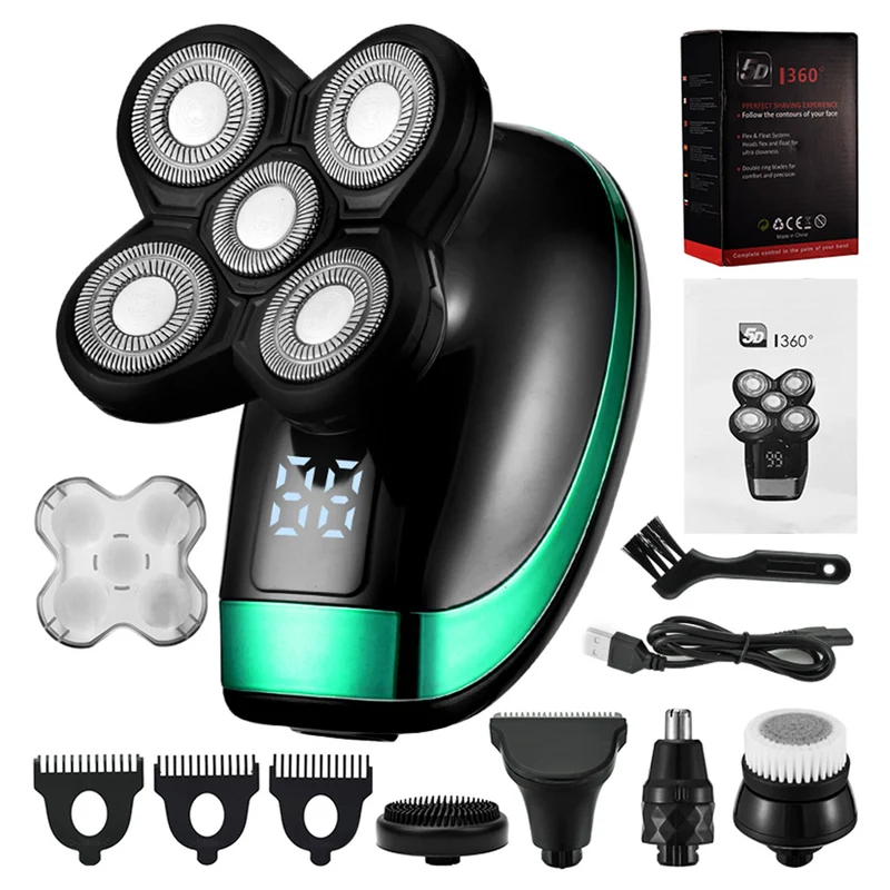 Kit Rasoir Électrique Avec 5 Têtes