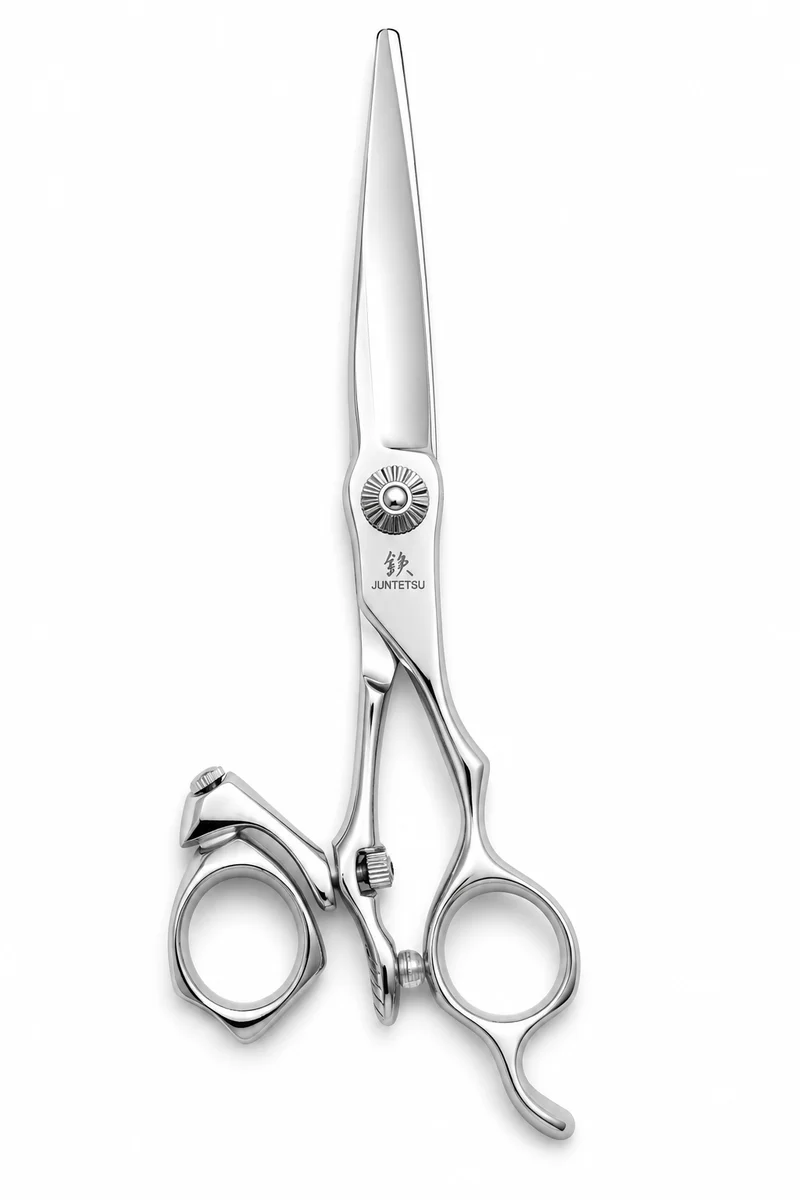 Ciseaux de coiffure Juntetsu à pivot décalé