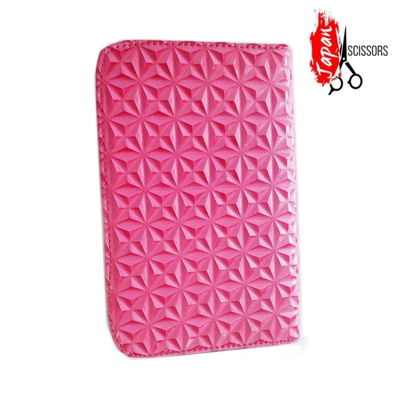 6pcs - Pochette à ciseaux en cuir rose