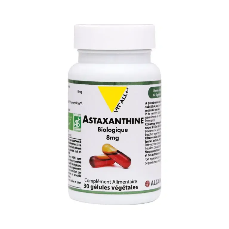 Astaxanthine Bio-8mg-30 gélules-Vit'all+