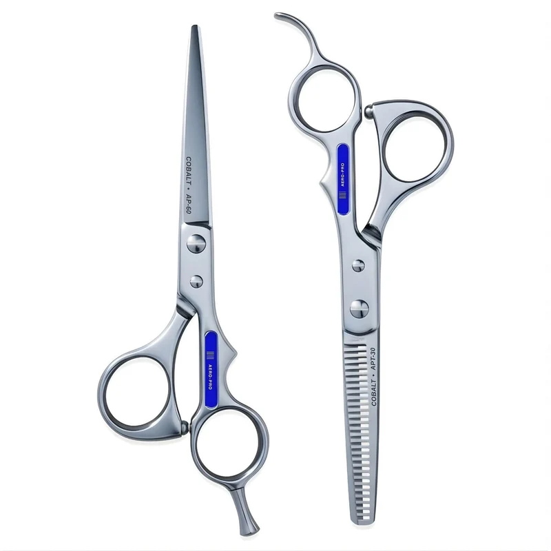 Ensemble de ciseaux de coiffure Juntetsu Cobalt Aero-Pro