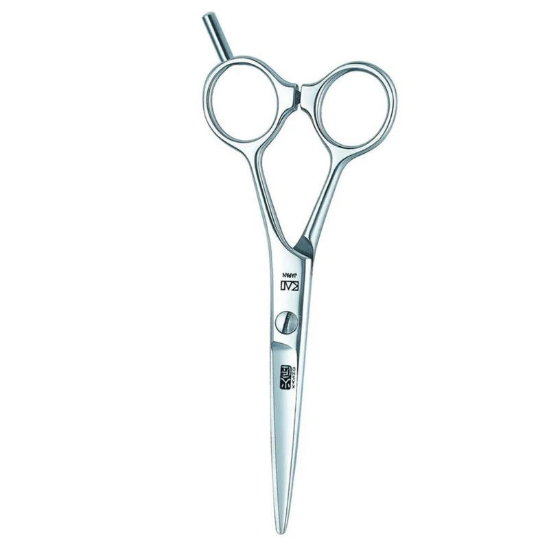 Kasho Ciseaux de coupe de cheveux raides bleus