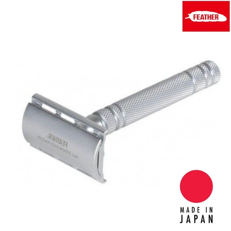 Feather Rasoir de sécurité en acier inoxydable AS-D2 : Rasoir de sécurité FEATHER Japon