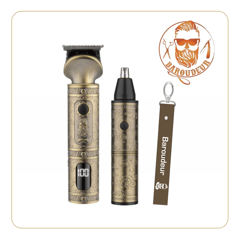Coffret Beauté Baroudeur, Tondeuse Barber Pro & Precision Explorer