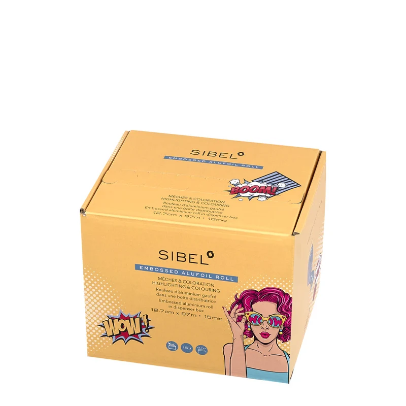 Sibel Embossed Alufoil Roll 12.7x97cm