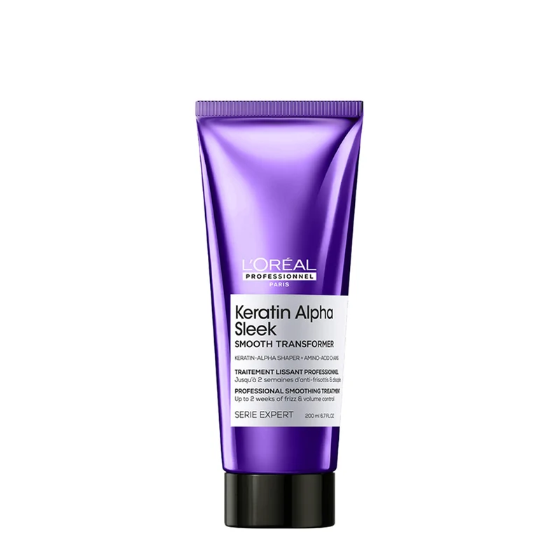 L'Oreal Professionnel Paris Serie Expert Keratin Alpha Sleek Treatment 200ml - traitement disciplinant anti-frisottis