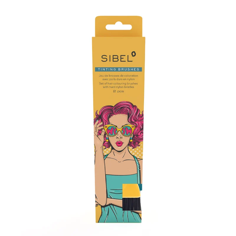 Sibel Tinting Brushes 2pcs - pinceaux coloration