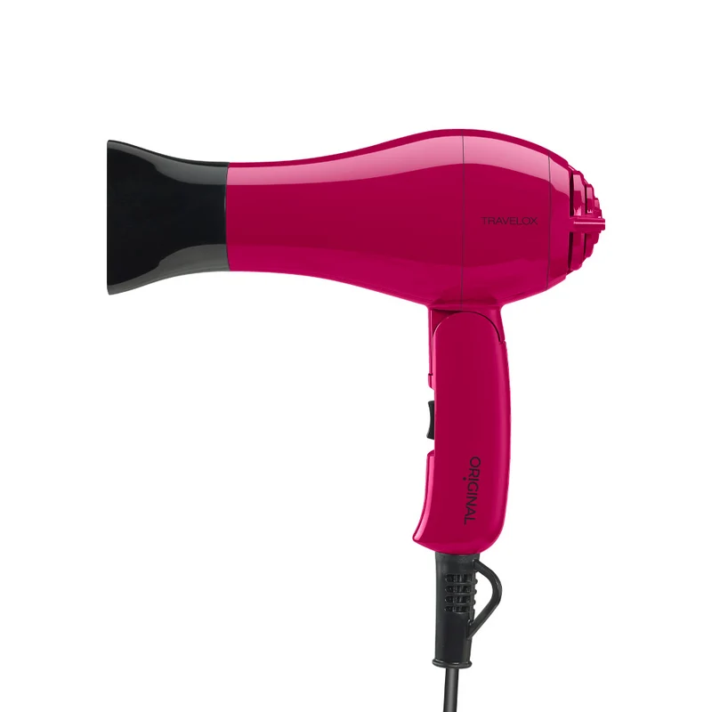 Original Best Buy Mini Foldable Hairdryer Travelox Hibiscus Pink - sèche-cheveux