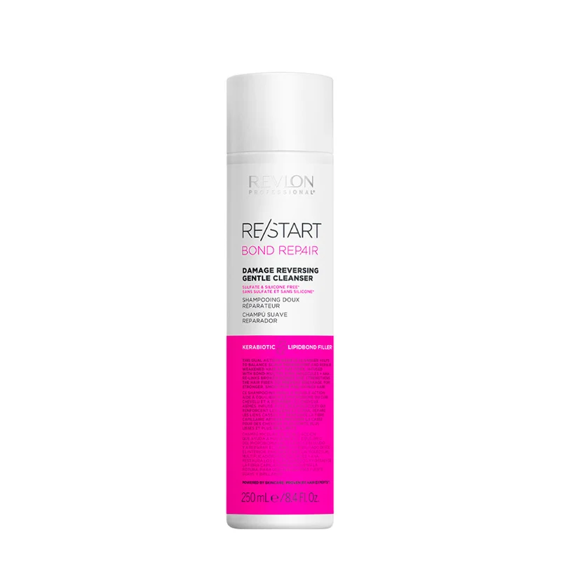 Revlon Restart Bond Repair Damage Reversing Gentle Cleanser 250ml - shampooing anti-casse