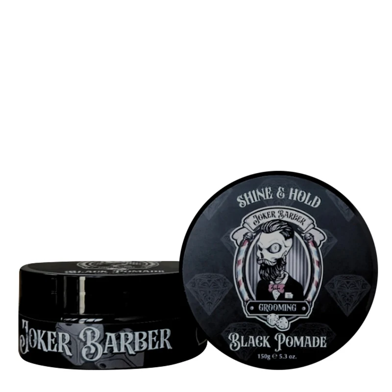 Joker Barber Pomade Black 150ml - pommade couverture cheveux blancs
