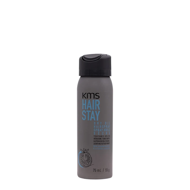 KMS Hairstay Dry Oil Hairspray 75ml - laque anti-frisottis à tenue légère
