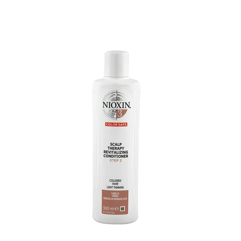 Nioxin System3 Scalp therapy Revitalizing conditioner 300ml - après-shampooing pour cheveux colorés légèrement clairsemé