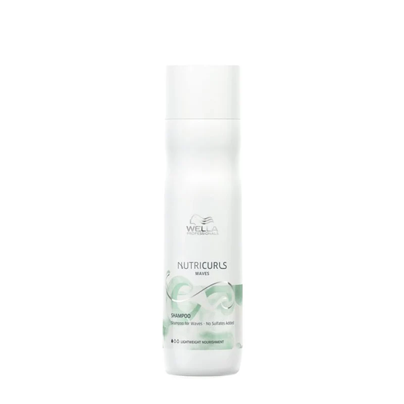 Wella Professional Care Nutricurls Waves Shampoo 250ml - shampooing cheveux ondulés