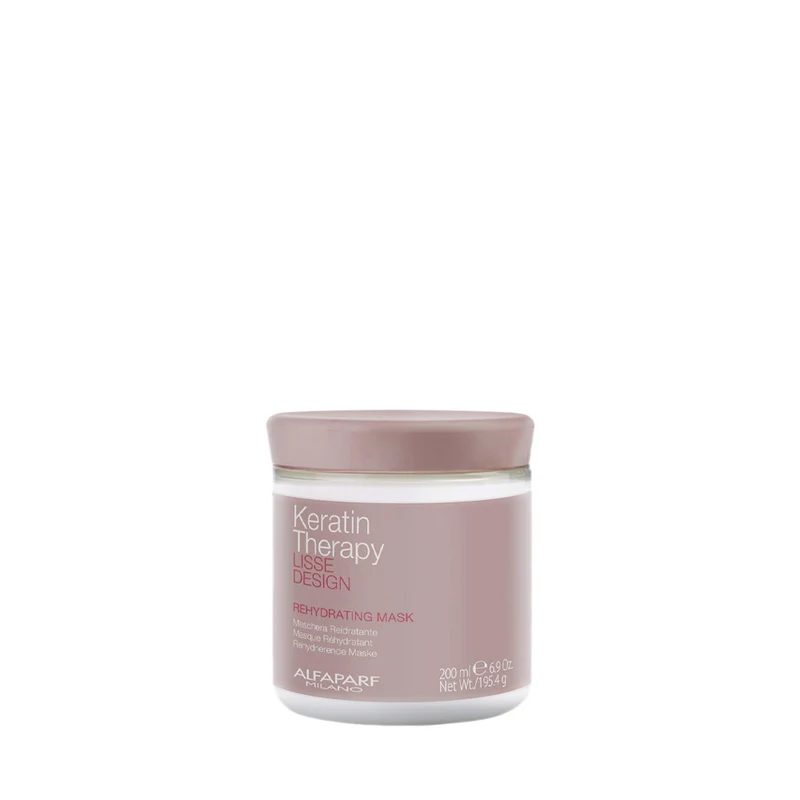 Alfaparf Lisse Design Keratin Therapy Rehydrating Mask 200ml - Masque RéHydratant