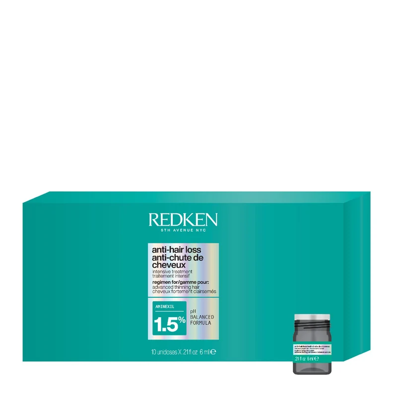 Redken Acidic Grow Full System Anti-Hair Loss Treatment 10x6ml - ampoules anti-chute