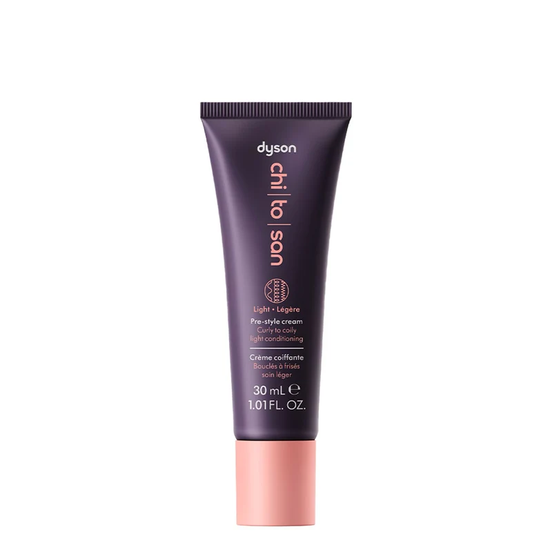 Dyson Chitosan Pre-Styling Hair Cream Curly to Coily Light Conditioning 30ml - crème légère cheveux bouclés