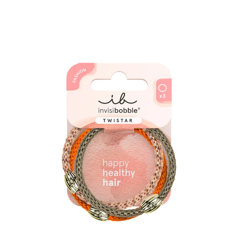 Invisibobble Twister Orange Affair 3pcs - elastici per capelli