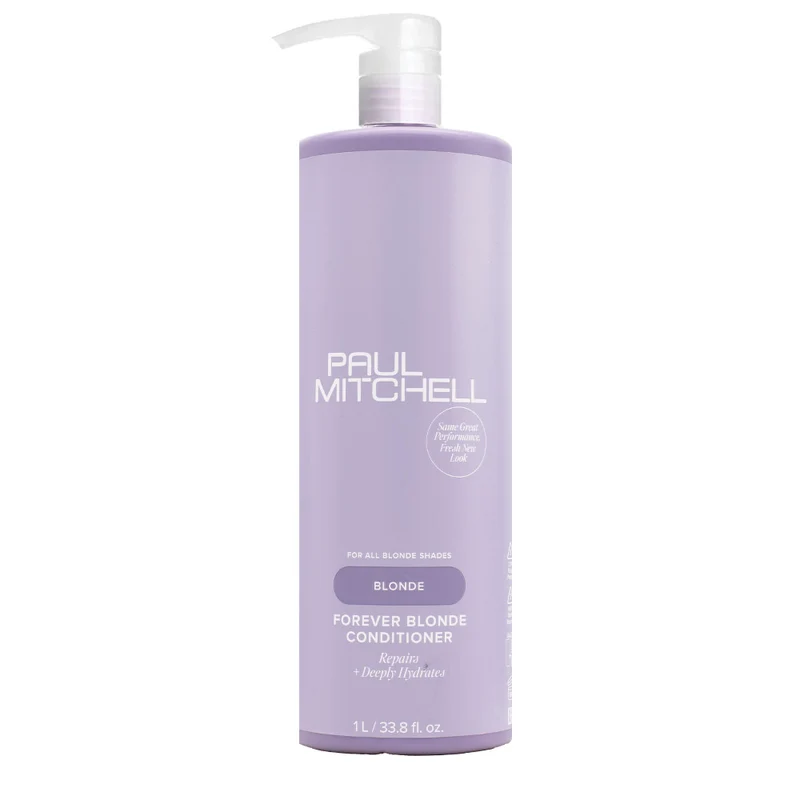 Paul Mitchell Forever Blonde Conditioner 1000ml - après-shampoing restructurant pour cheveux blonds