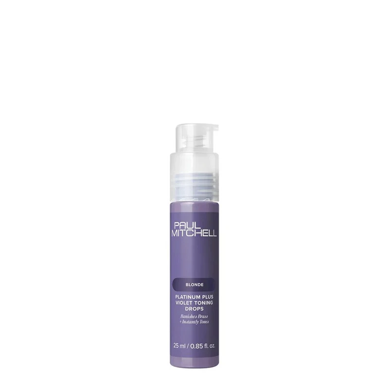 Paul Mitchell Platinum Plus Violet Toning Drops 25ml - gouttes tonifiantes violettes cheveux blonds