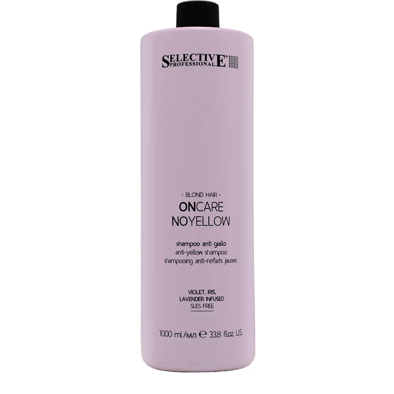 Selective Professional On Care No Yellow Shampoo 1000ml - shampooing anti-jaune
