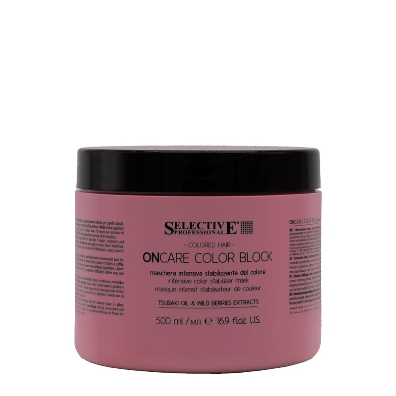 Selective Professional On Care Color Block Mask 500ml - masque intensif stabilisant la couleur
