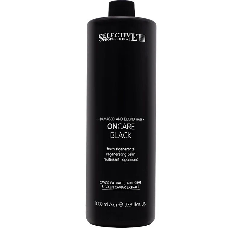 Selective Professional On Care Black Balm 1000ml - après-shampoing régénérant pour cheveux blonds