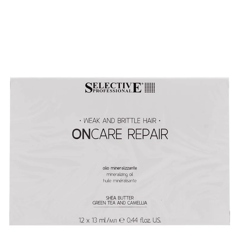 Selective Professional On Care Repair Mineralizing Oil 12x13ml - huile minéralisante