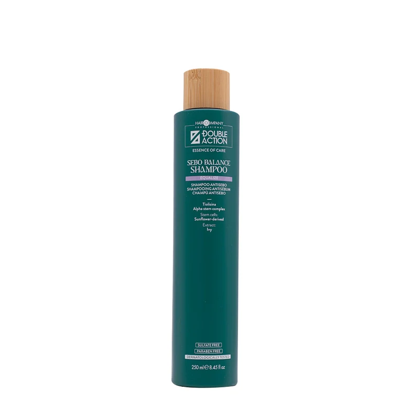 Hair Company Double Action Sebo Balance Shampoo 250ml - shampoing régulateur de sébum