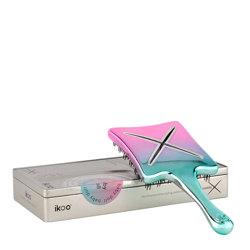 Ikoo Paddle X Metallic Baby doll - brosse plate