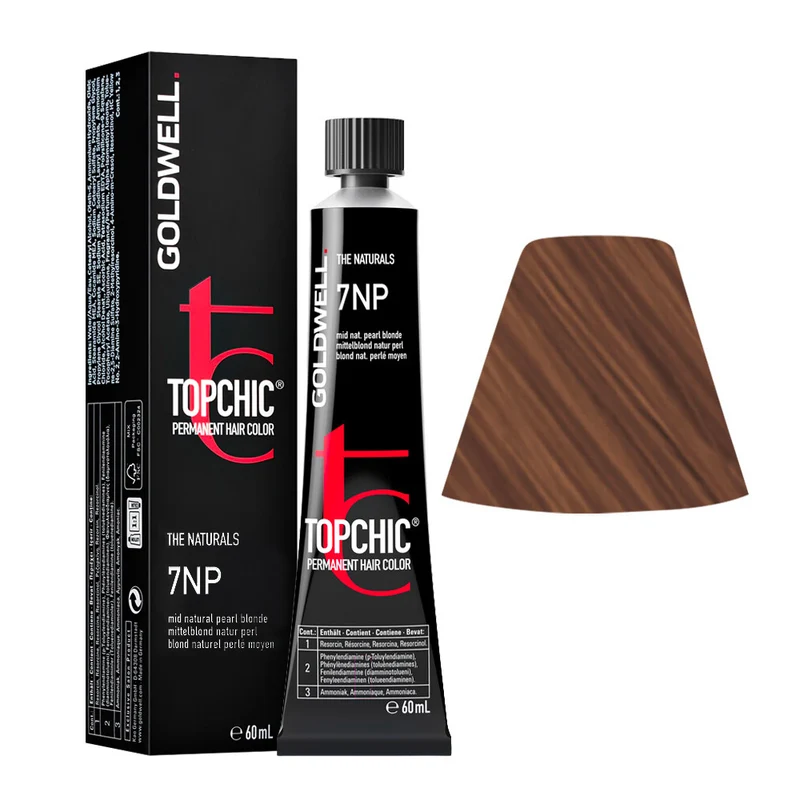 Goldwell Topchic Tube 7NP Blond Perle Naturel Moyen 60ml - coloration permanente en tube