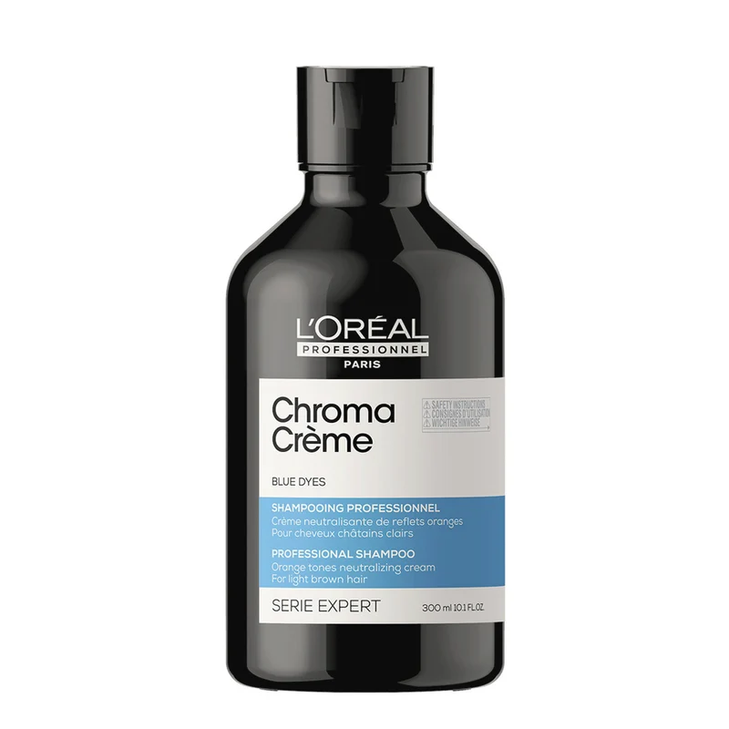 L'Oréal Professionnel Chroma Creme Ash Shampoo 300ml - shampooing pour cheveux châtain clair à moyen