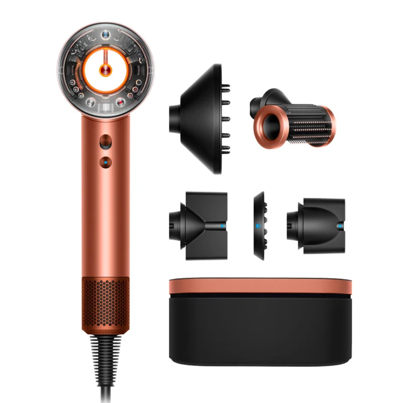 Dyson Supersonic Nural Phon Amber Silk - sèche-cheveux cheveux lisses et ondulés