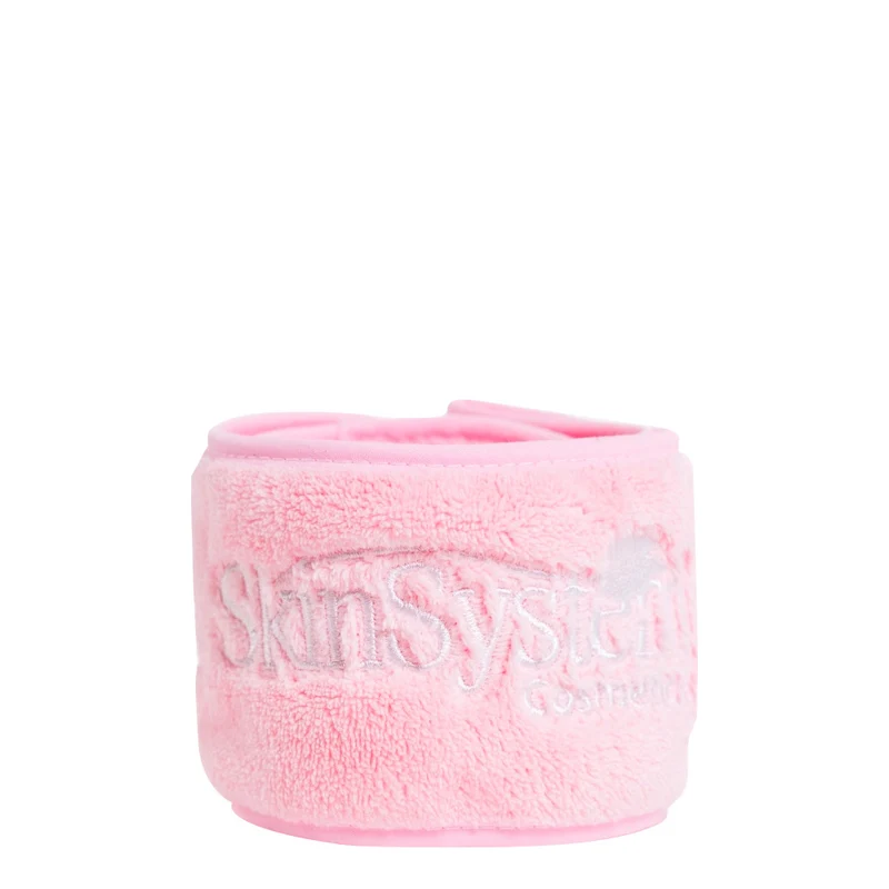SkinSystem Bandeaux Skincare Rose - bandeaux éponge