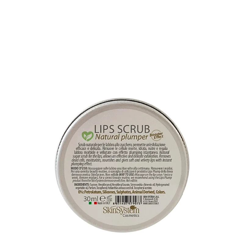 SkinSystem Natural Lips Scrub 30g – Natural Plumper Gommage Repulpant