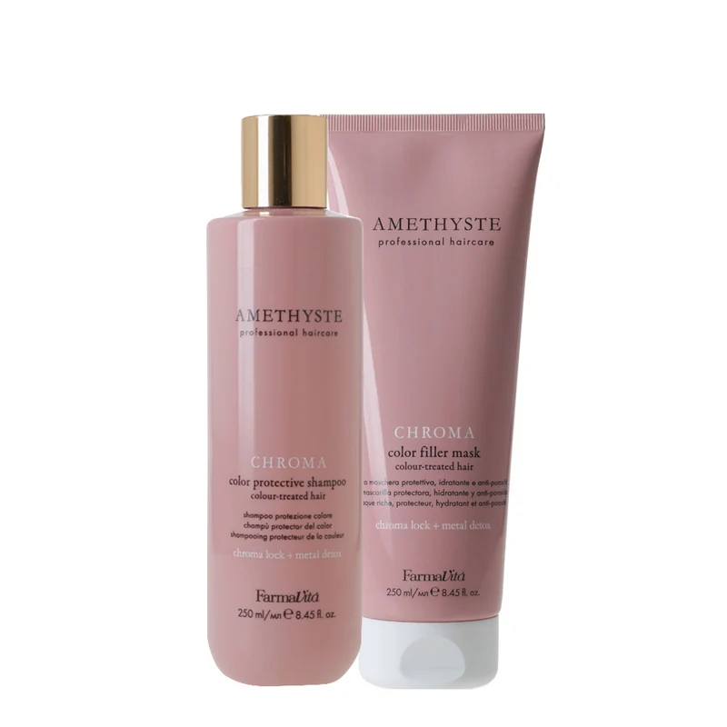 Farmavita Farmavita Amethyste Chroma Color Protective Shampoo 250ml Mask 250ml