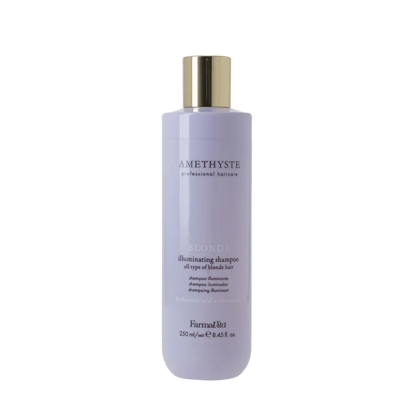 Farmavita Amethyste Blonde Cool Blonde Illuminating Shampoo 250ml - shampooing brillant cheveux blonds