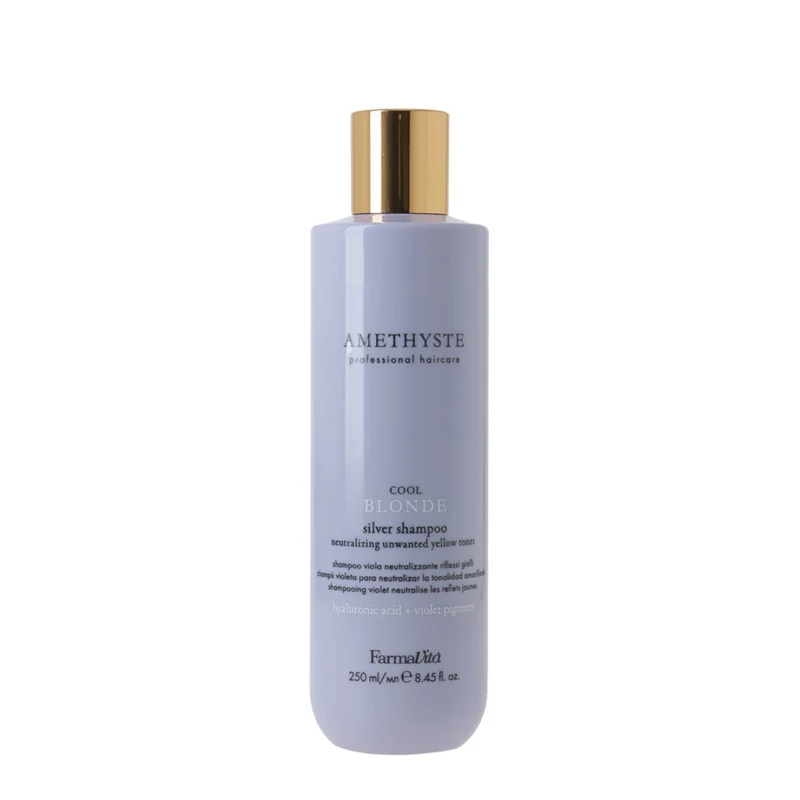 Amethyste Blonde Cool Blonde Silver Shampoo 250ml - shampooing anti-jaunissement