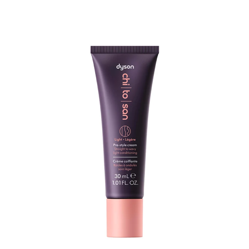Dyson Chitosan Pre-Styling Hair Cream Straight to Wavy Light Conditionion 30ml - crème légère cheveux lisses/ondulés