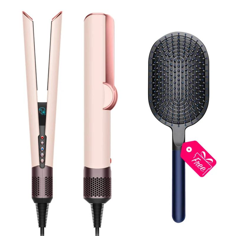 Dyson Airstrait Rose Poudre / Or Rose + Brosse Plate OFFERTE